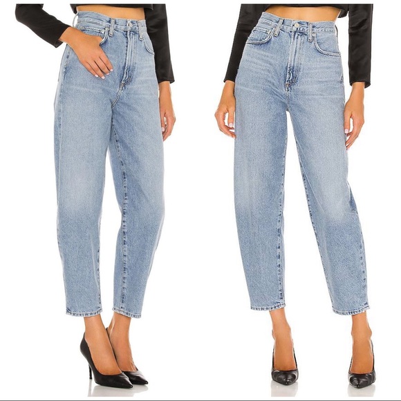 Agolde Denim - AGOLDE Balloon Ultra High-Rise Curved Taper Jeans